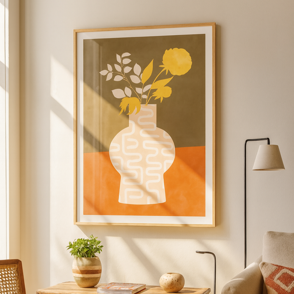 Cuadro "Abstract vase"