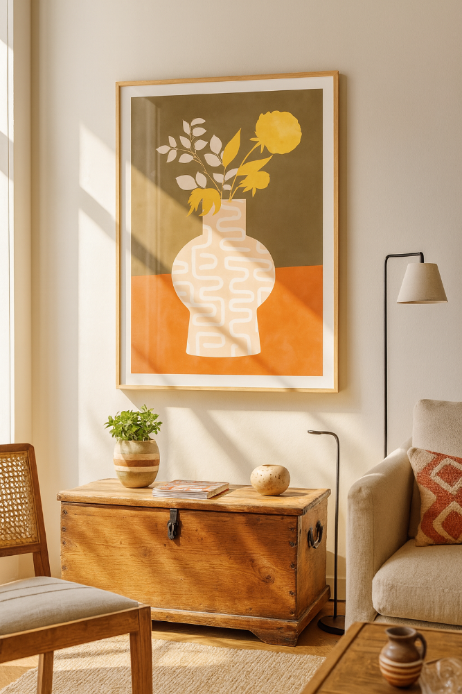 Cuadro "Abstract vase"