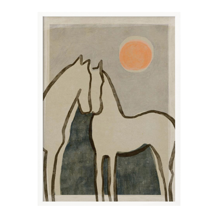 Cuadro "Equine Embrace"