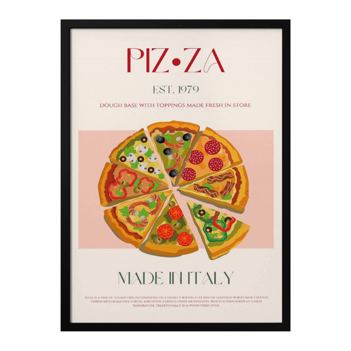 Cuadro "Slices of Italy"