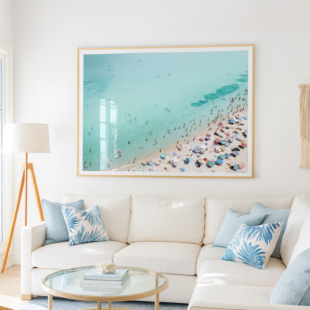 Cuadro "Busy Beach"