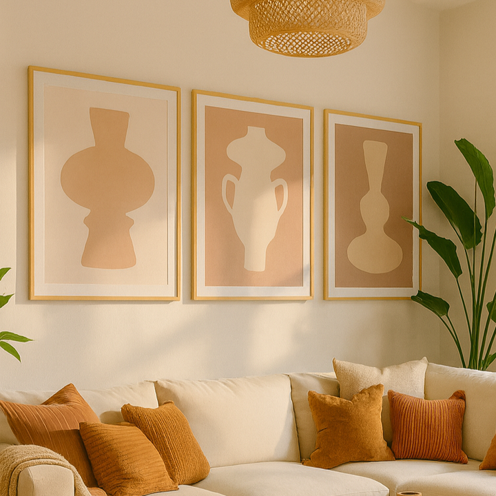Set de cuadros "Abstract Vases 2"