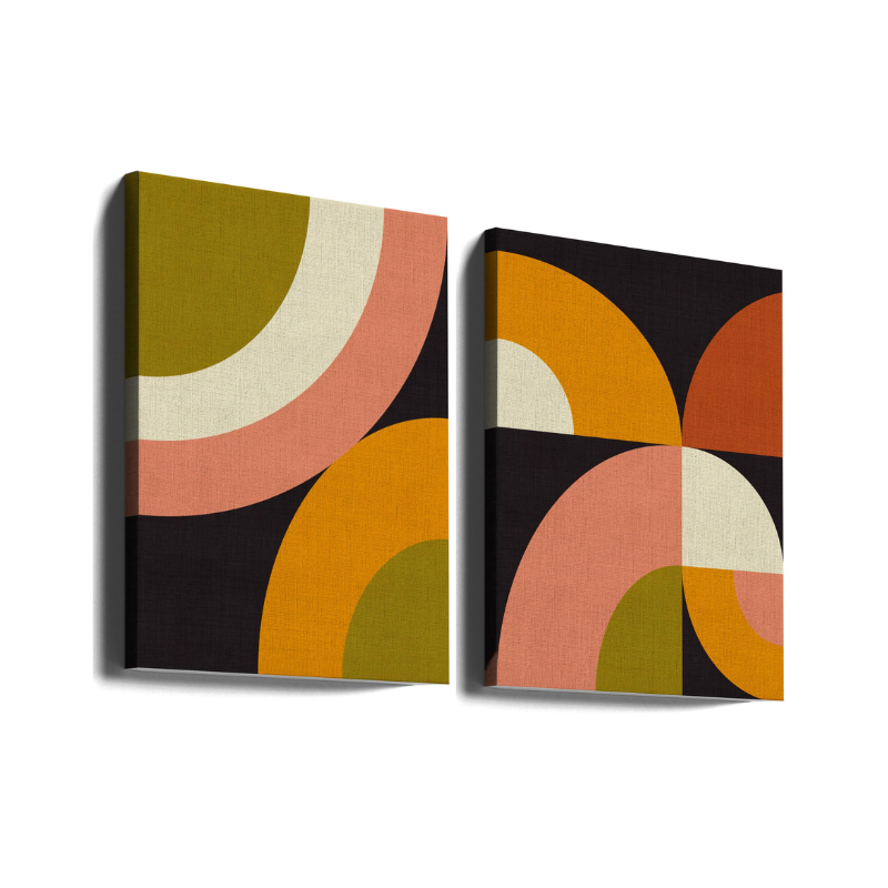 Set de cuadros "Geo Shapes Fall 21 Geo"