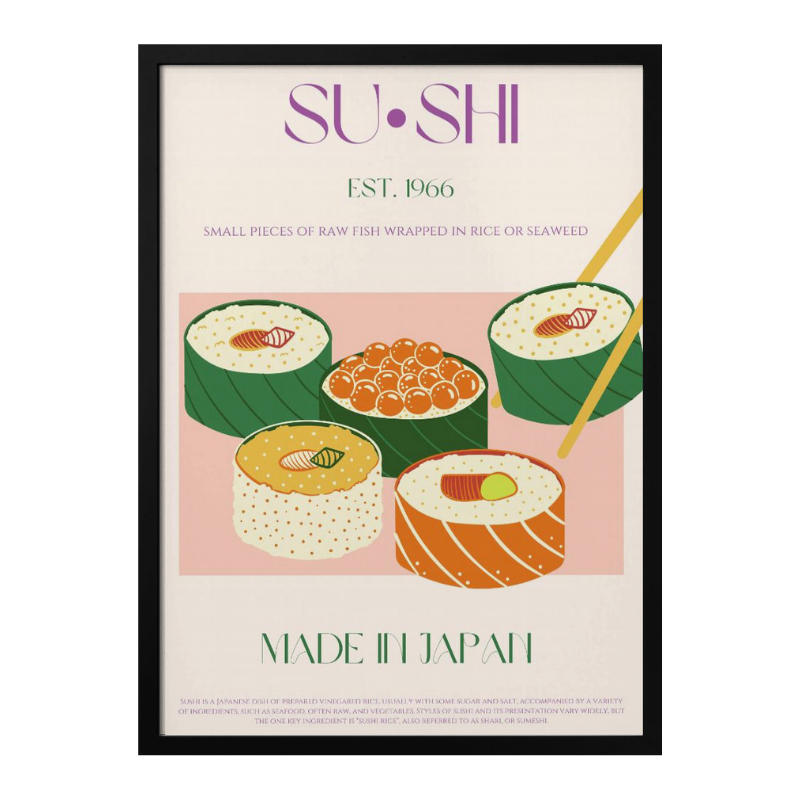 Cuadro "Sushi Delight"