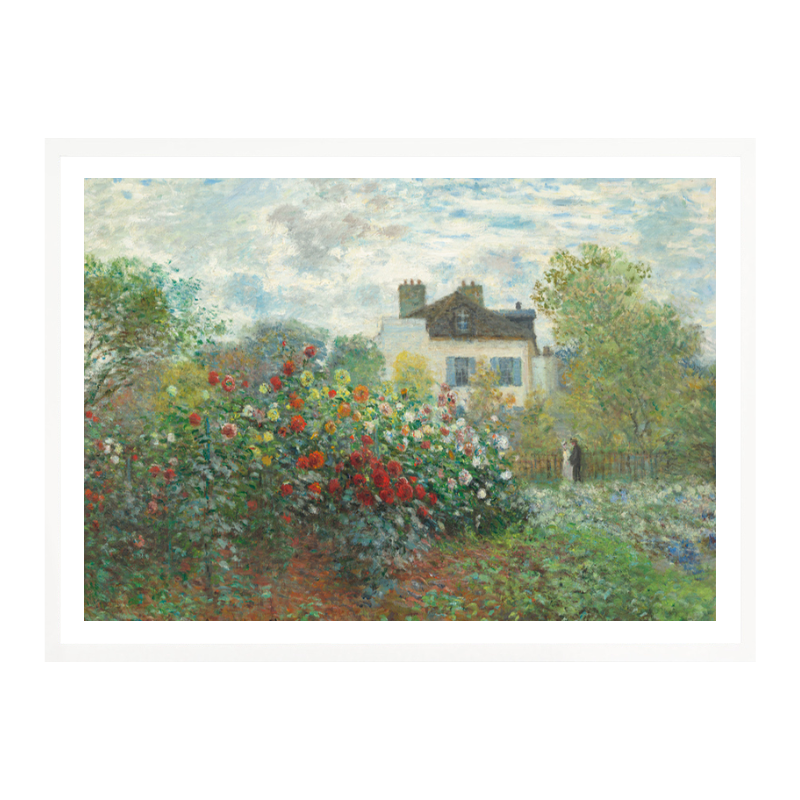 Cuadro "The Artist’s Garden at Argenteuil (1873)"