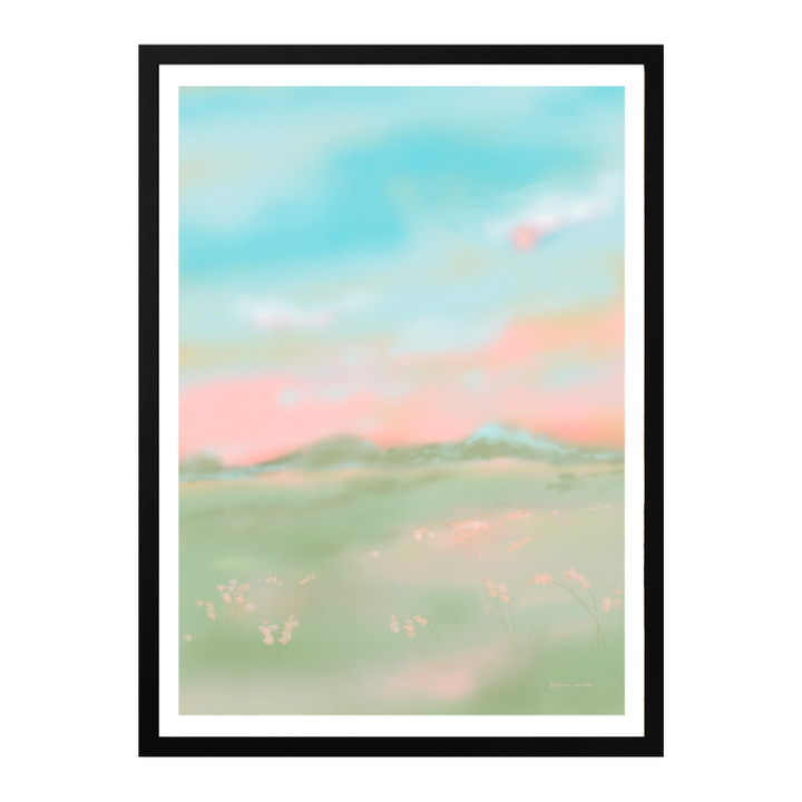 Cuadro "Dreamy Pastel Meadow"