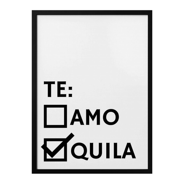 Te-quila Art Print