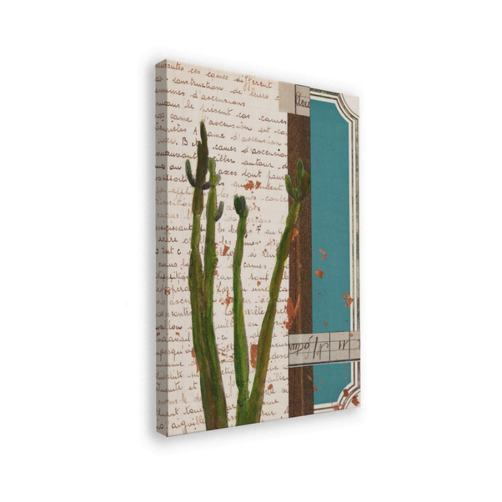 Cuadro "Green Cactus Collage"