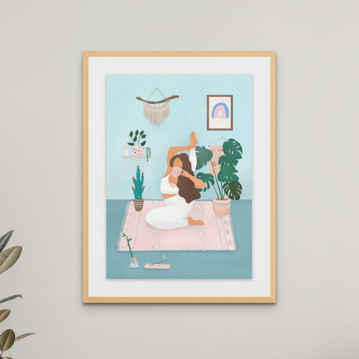 Yoga Time Art Print