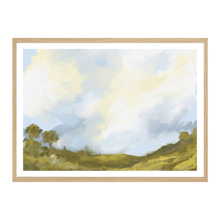 Cuadro "Rolling Fields Cloudscape"