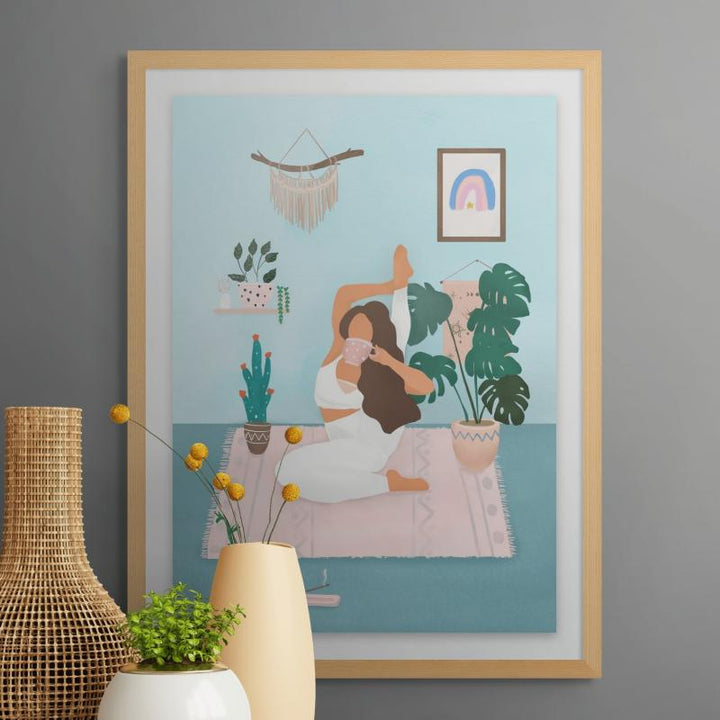 Yoga Time Art Print