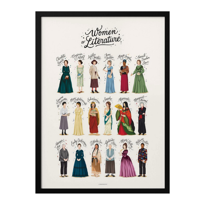 Women of Literature Art Print