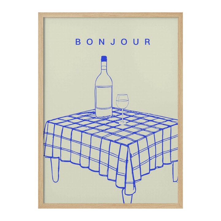 Cuadro "Bonjour"