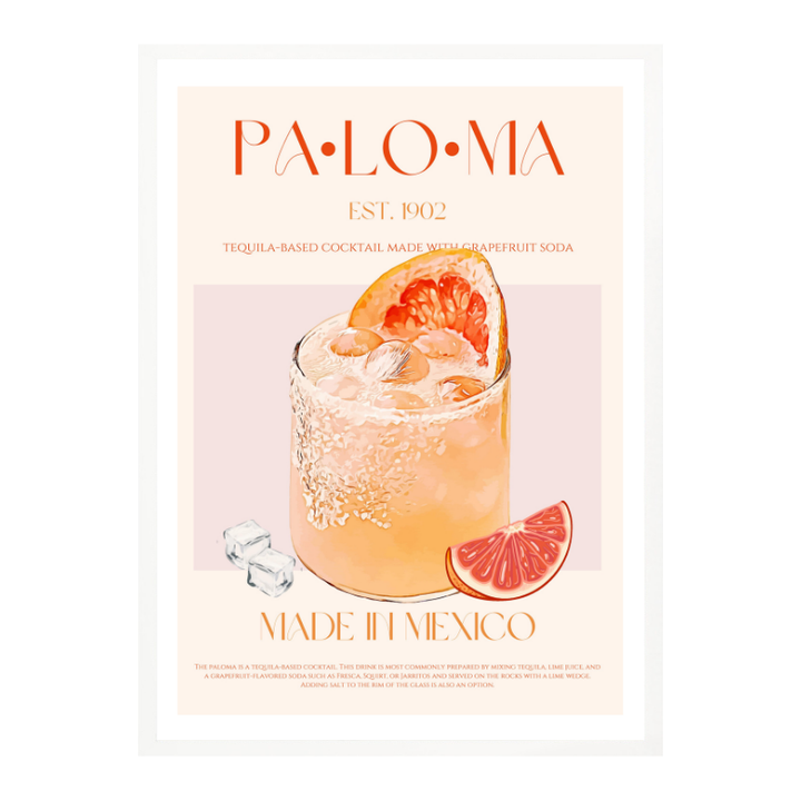 Cuadro "Tequila Sunrise Sip"