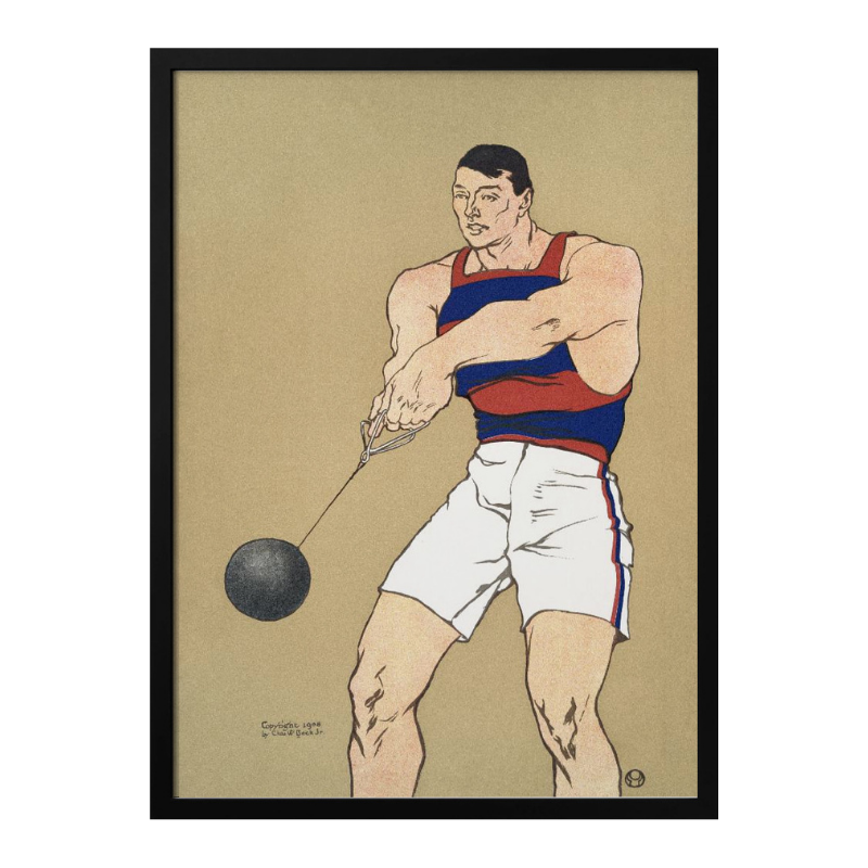 Hammer Throw Art Print