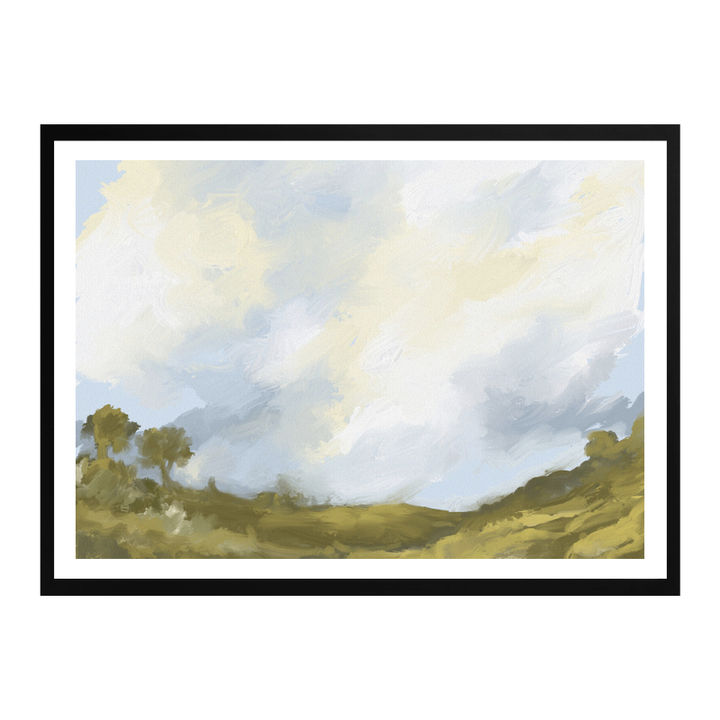 Cuadro "Rolling Fields Cloudscape"