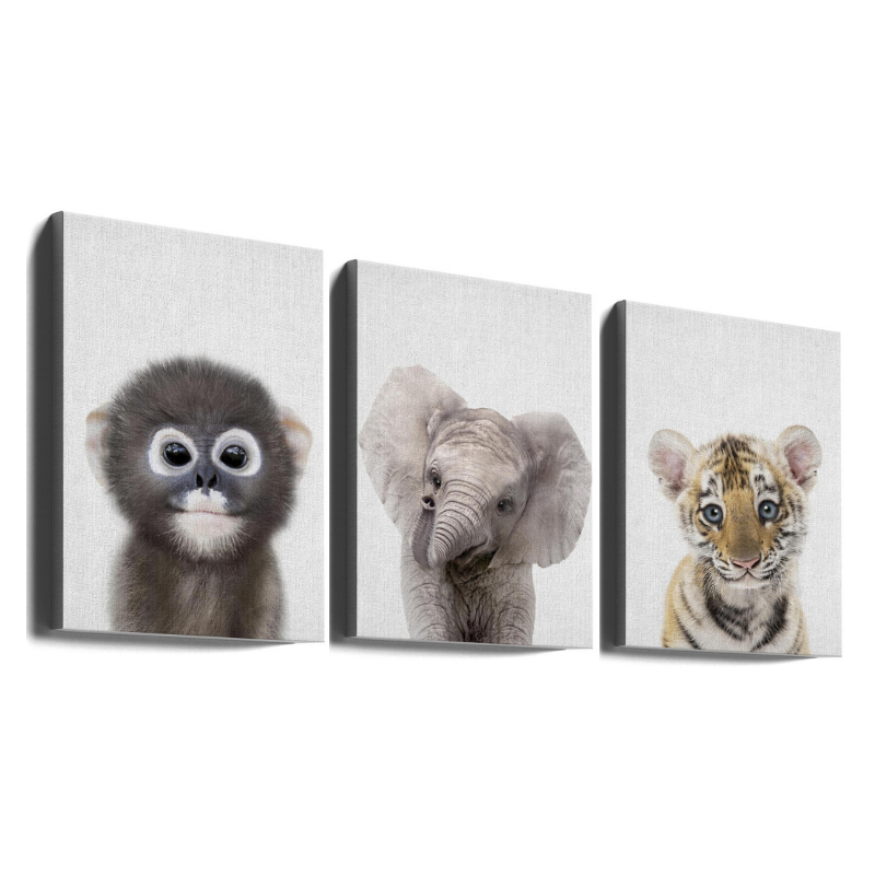 Set de cuadros "Wild Little Friends"