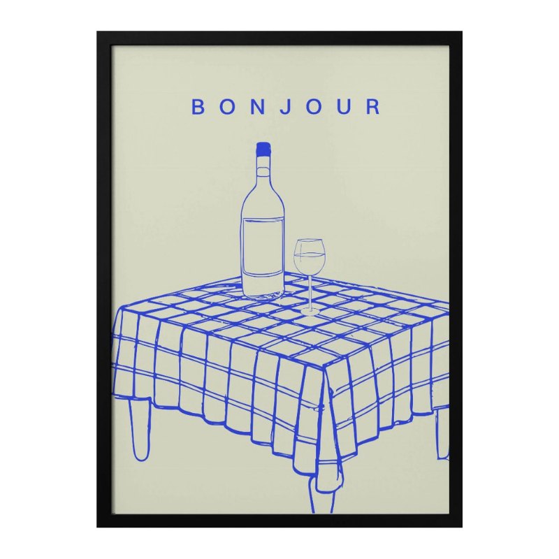 Cuadro "Bonjour"