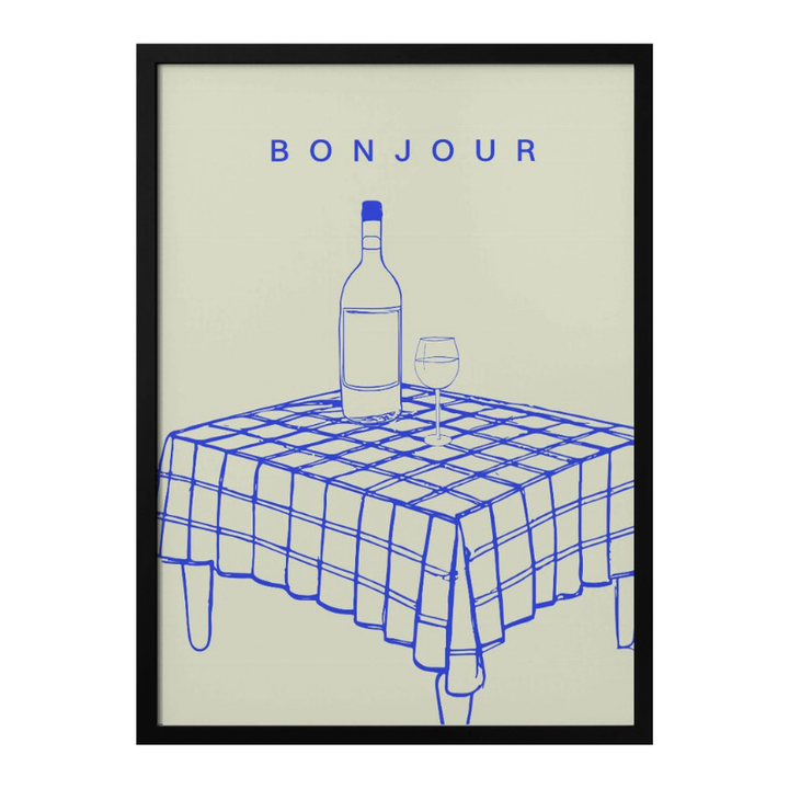 Cuadro "Bonjour"