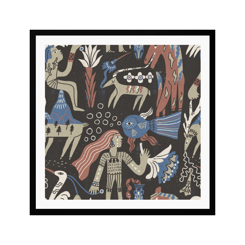 Cuadro "Mystical Folk Art Creatures"