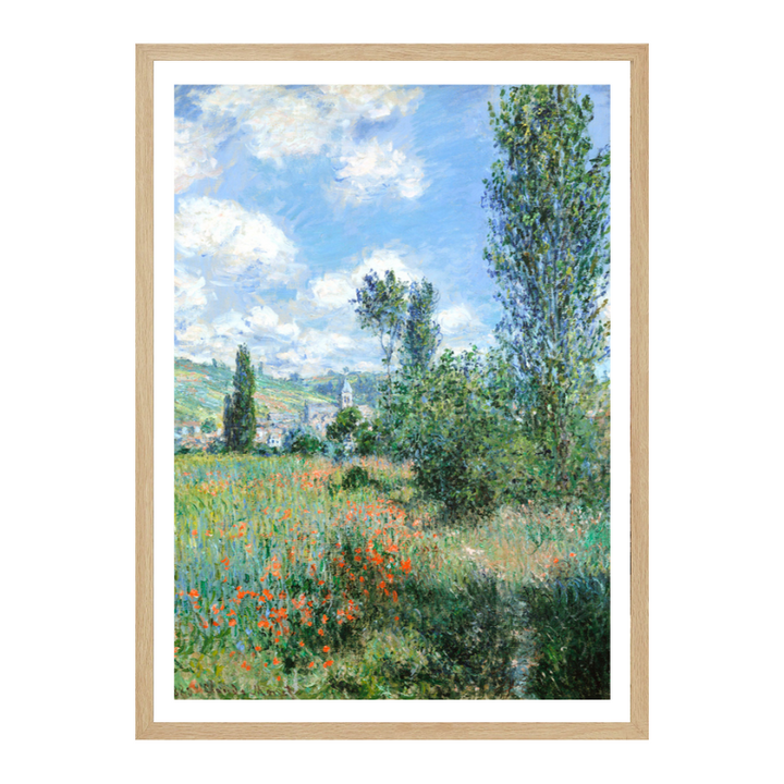 Cuadro "View of VActheuil (1880)"