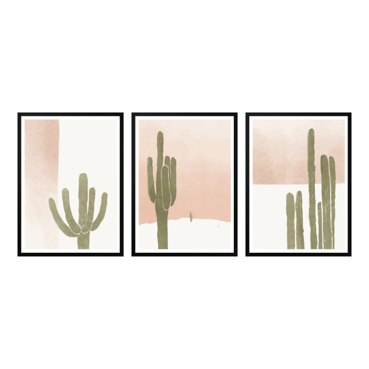 Set de cuadros "Desert Soft Tones"