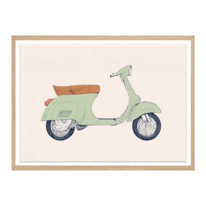 Vespa Print Art Print