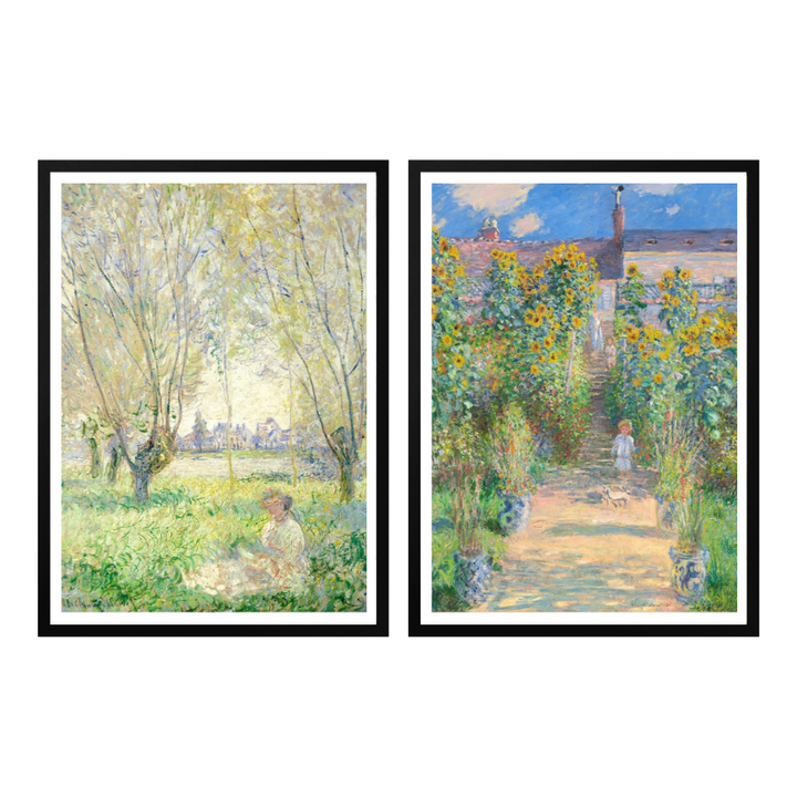 Set de cuadros "Impressionist Gardens"
