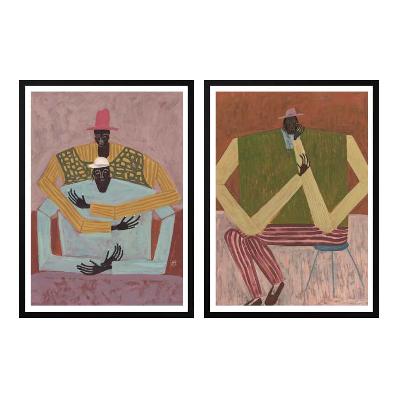 Set de cuadros "Quiet Bond"