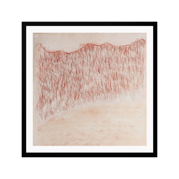 Cuadro "Crimson Wavescape"