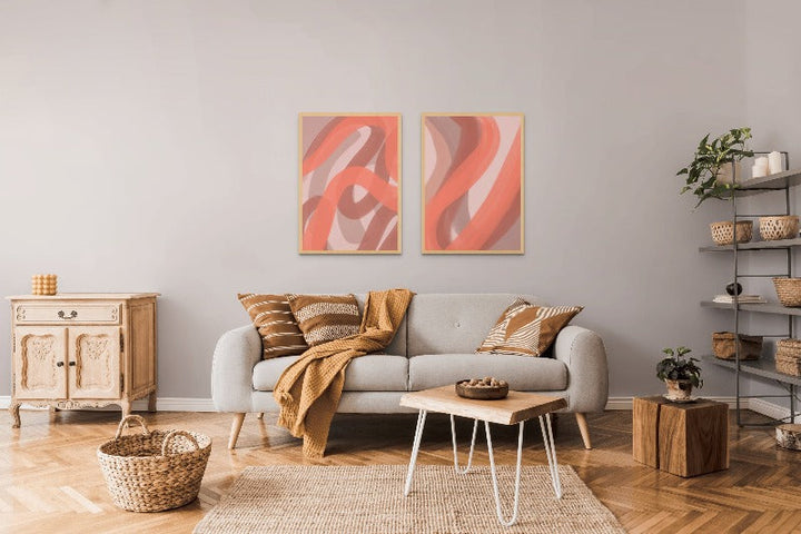 Set "Coral" + "Coral IV" Art Print