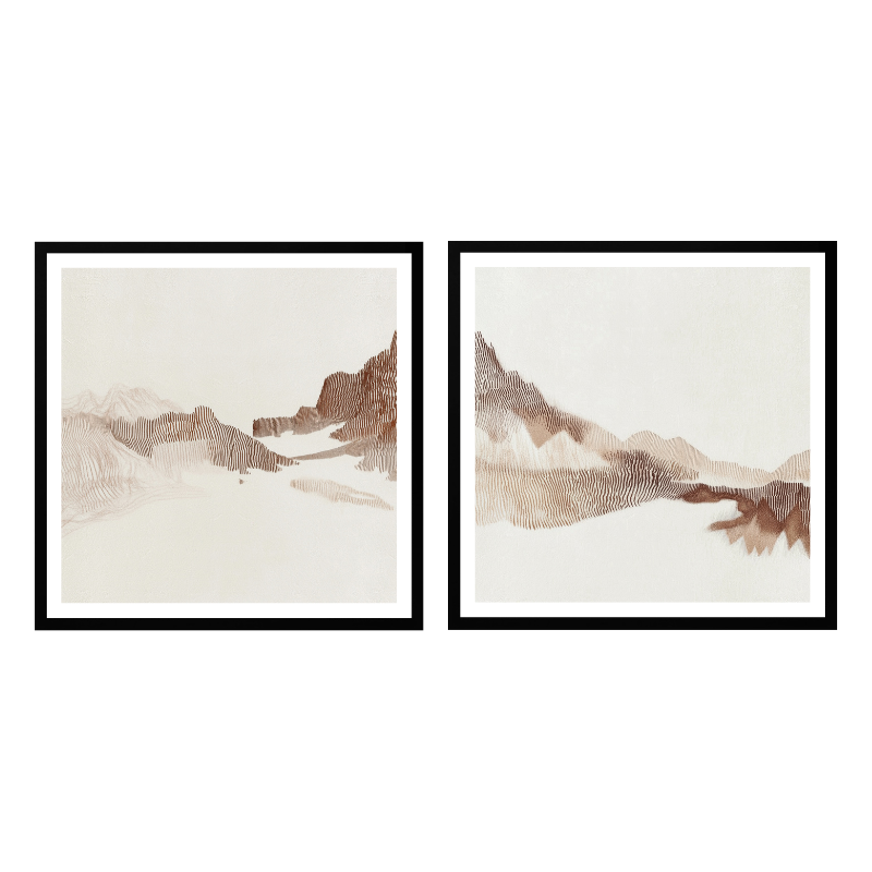 Set de cuadros "Peaceful nature"