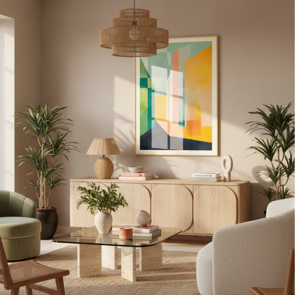 Cuadro "Spaces 3 Town"