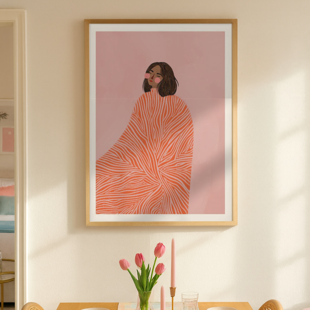 Cuadro "The Woman With the Swirls"