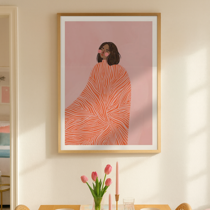 Cuadro "The Woman With the Swirls"