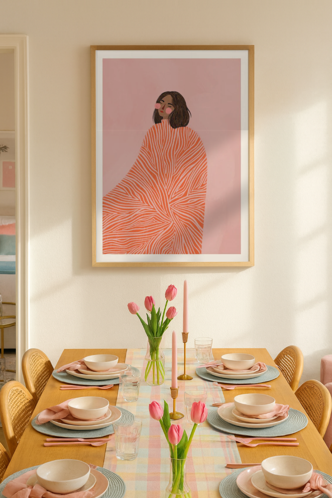 Cuadro "The Woman With the Swirls"
