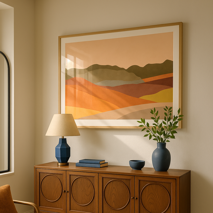 Cuadro "Warm landscape 2"