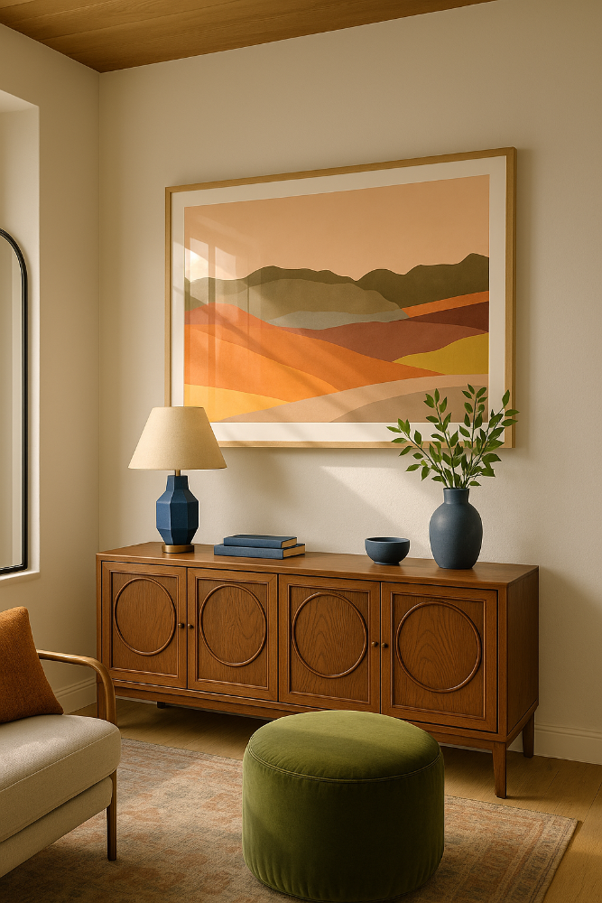 Cuadro "Warm landscape 2"