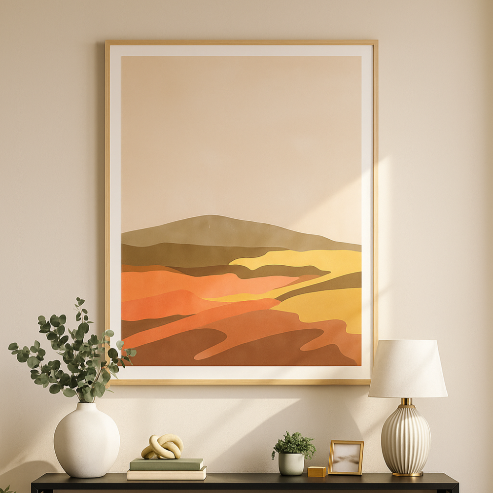 Cuadro "Warm land 2"