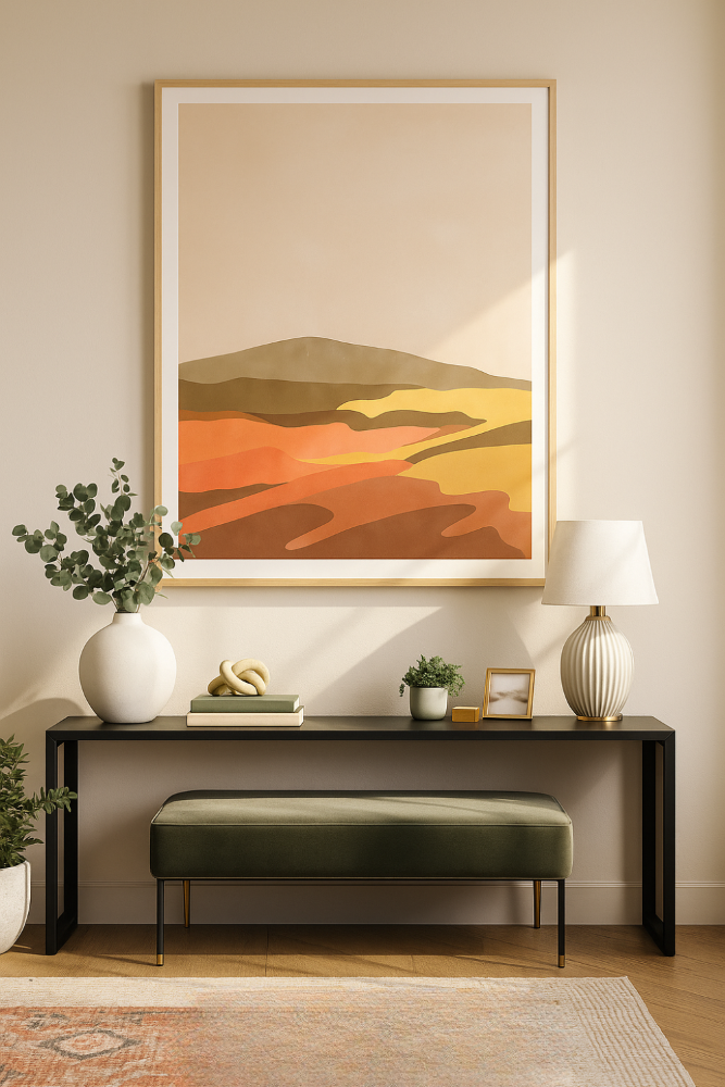 Cuadro "Warm land 2"