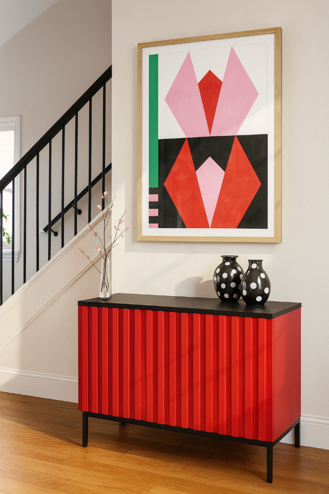 Cuadro "Geometric tulips"