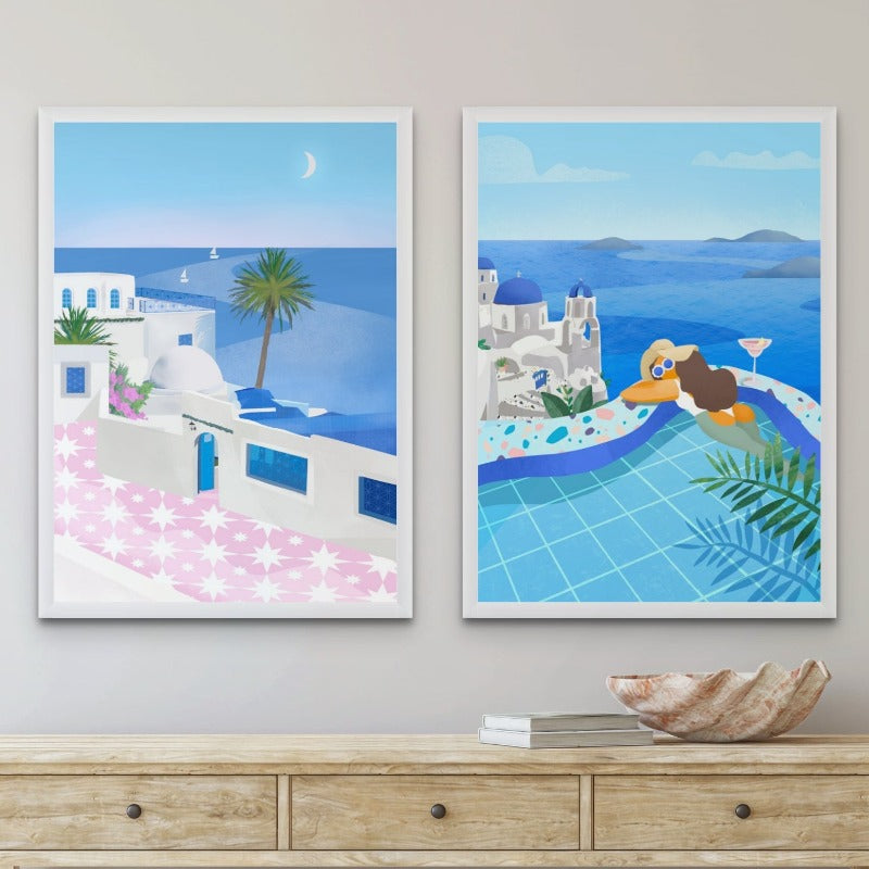 Summer in Greece Art Print