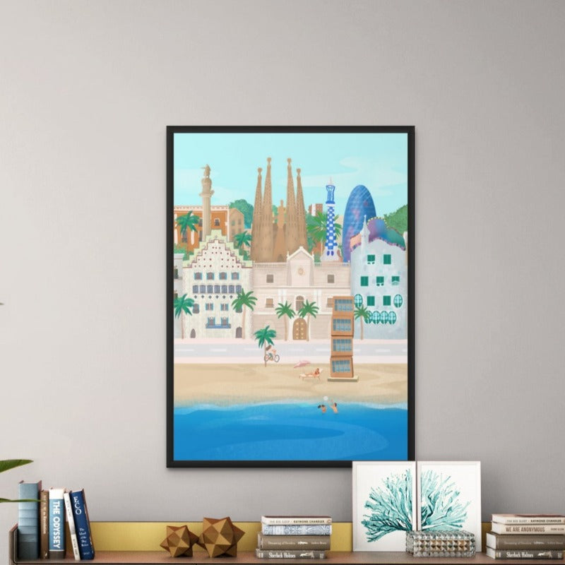 Barcelona Art Print