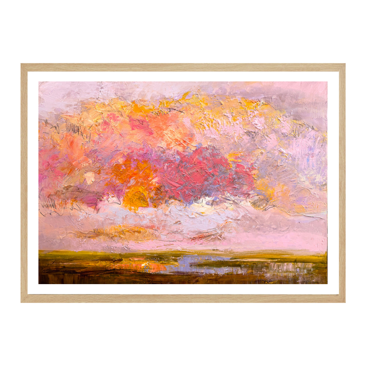 Cuadro "Vibrant Pink Horizon"