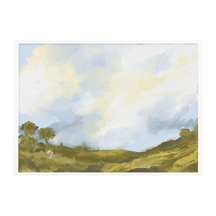 Cuadro "Rolling Fields Cloudscape"