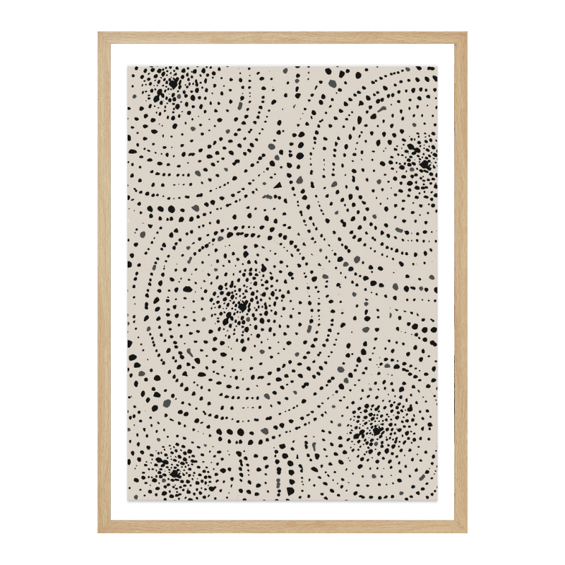 Boho Circles Art Print