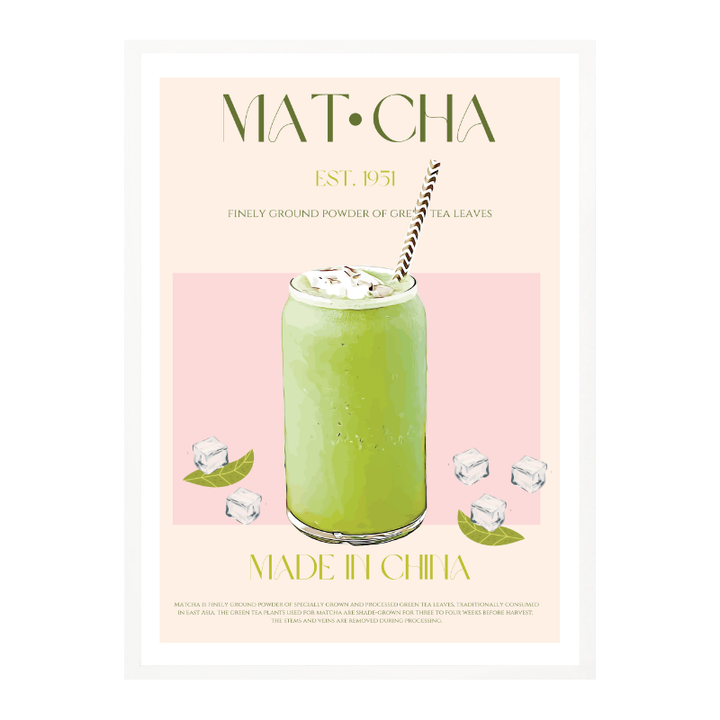 Cuadro "Chilled Matcha Drink"