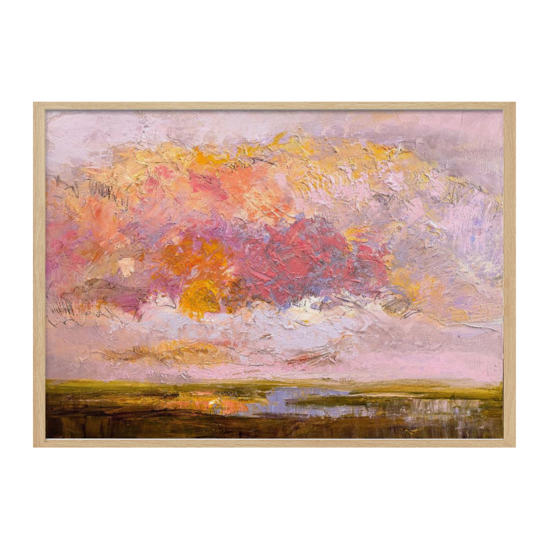 Cuadro "Vibrant Pink Horizon"