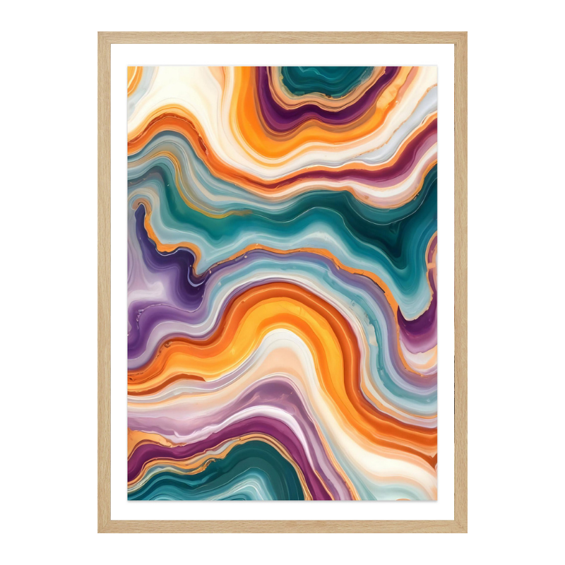 Serenity Agate II Art Print