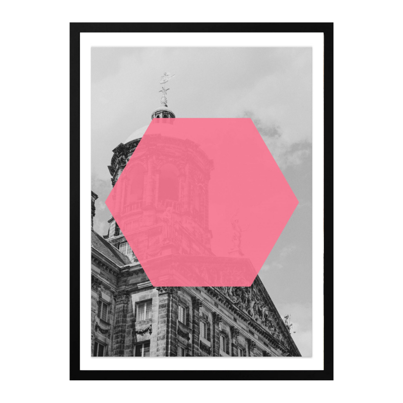 Historic Pink Art Print